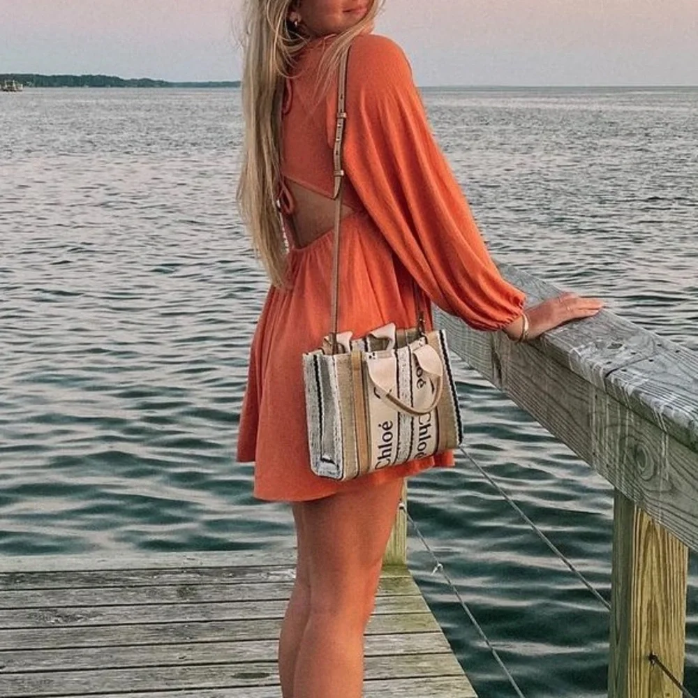 Lovers and friends orange midi dress - Picture 4 of 4